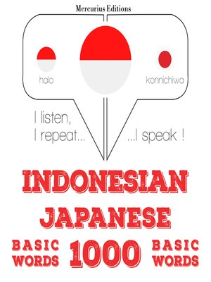 cover image of 1000 kata-kata penting dalam bahasa Jepang